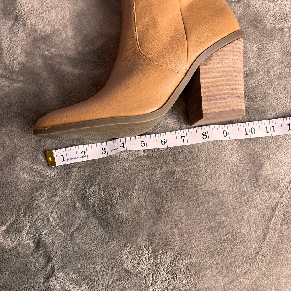 Sz 10 | NWOT Dolce Vita 'Numbra' Light Brown Slouchy Tall Knee High Heel Boots - Picture 10 of 17